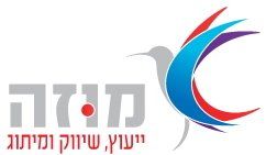 לוגו לחברה עם ציפור וסהר.