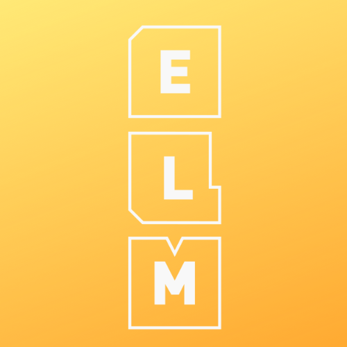 האותיות e, l ו-m נמצאות בריבועים על רקע צהוב.