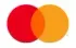 Overlapping red and orange circles with a small gray dot on the right