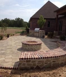 outdoor kitchen