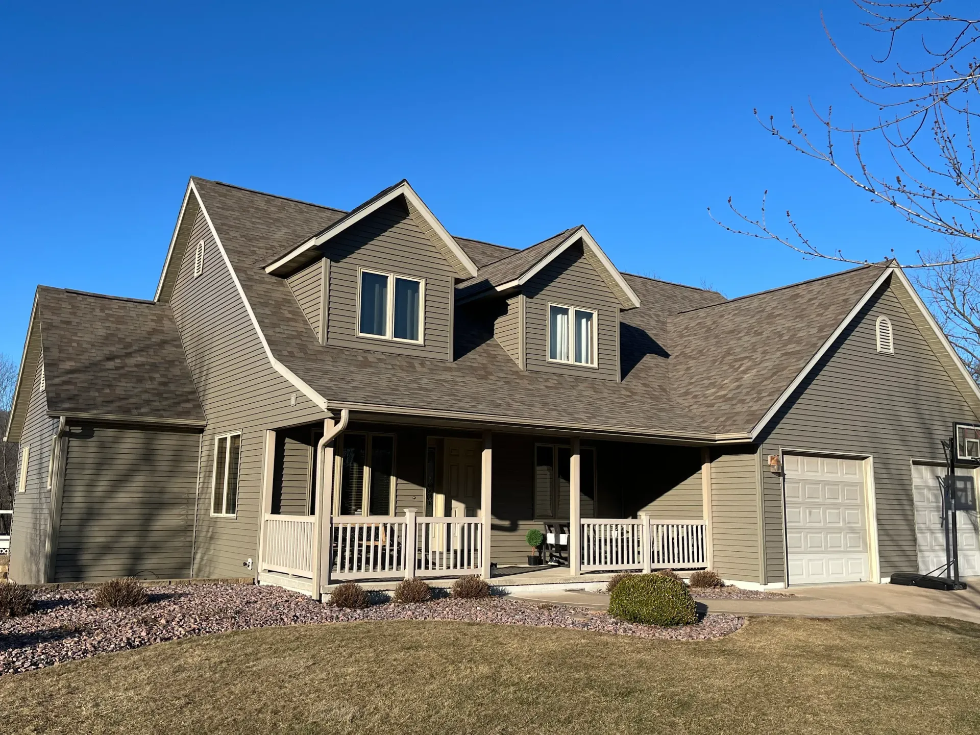 Hail Damage Roof Replacement in DeSoto WI