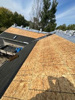 roof being replaced 