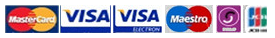A blurred image of visa visa and Mastercard logos