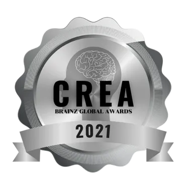 Silver Brainz Global Awards badge, 
