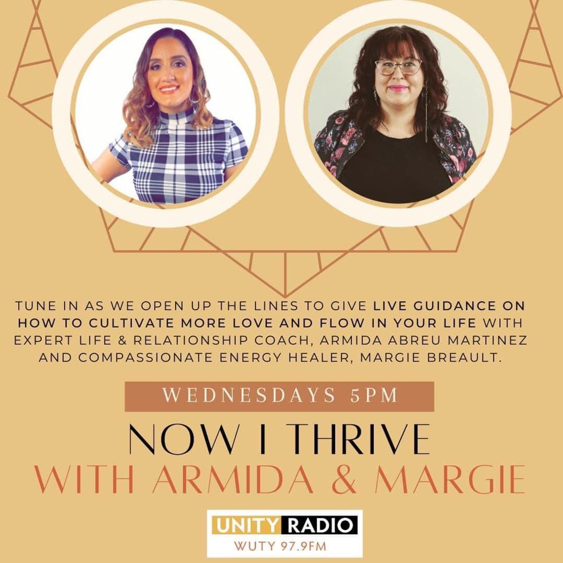 Relationship coach Armida Martinez and energy healer Marcie Breault for