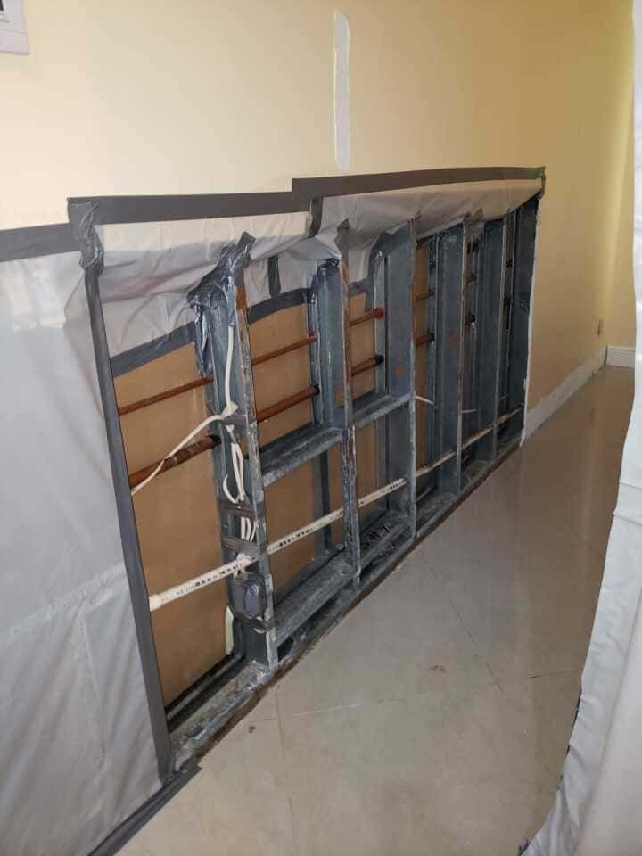 wall restoration after water damage in Fort Myers home