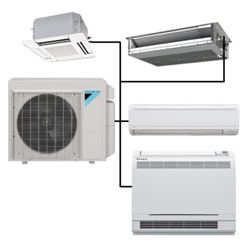 Daikin Multi-Head Air Conditioning Units - Bulkhead or ducted 