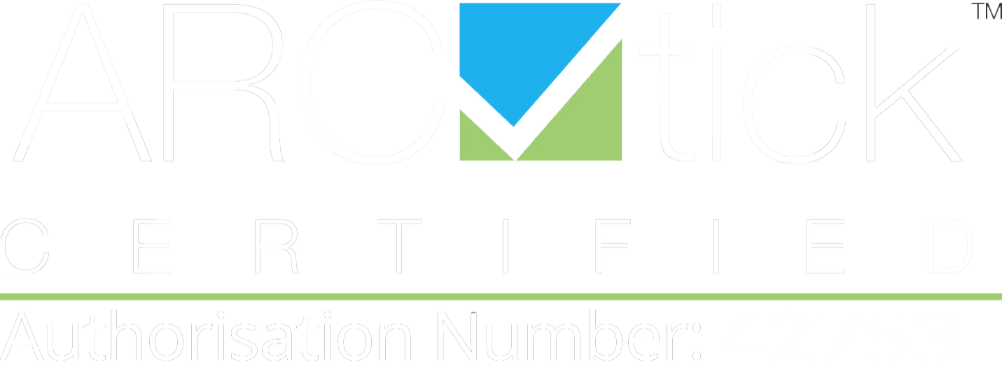 ARCtick certified - Authorisation Number: 42753
