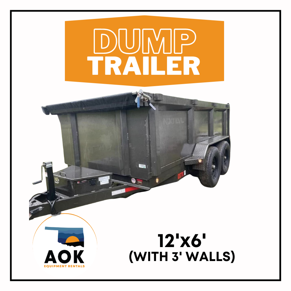 12 FT BY 6 FT GREY DUMP TRAILER MAXXD