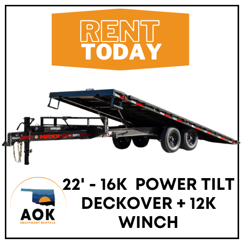POWER TILT DECKOVER 16K 22 FOOT MAXXD