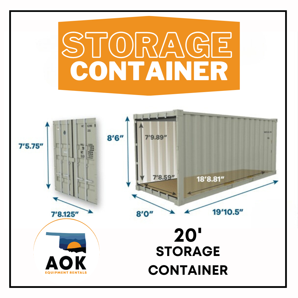 20 FOOT STORAGE CONTAINER