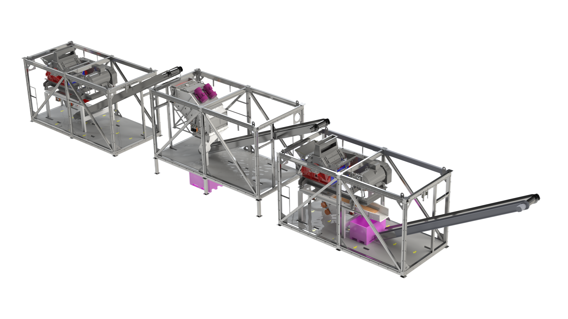 Render of an Aluminum Dross Recycling Plant