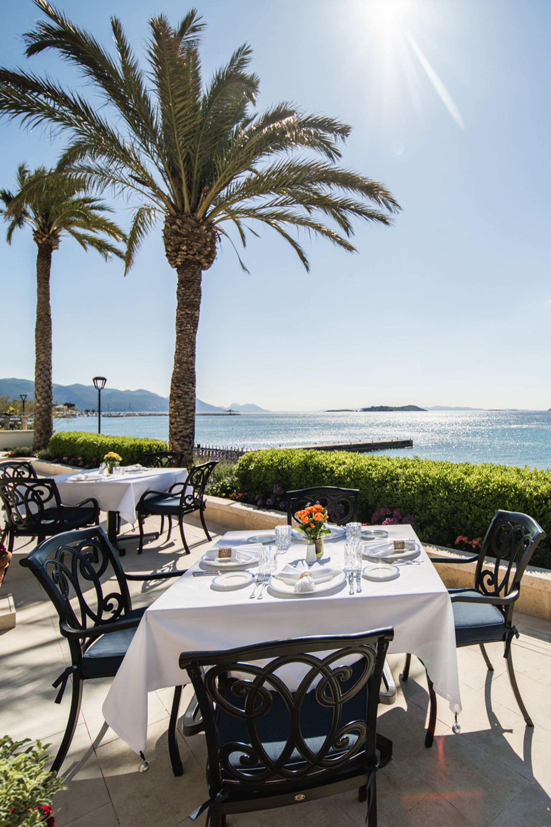 The Captain's Terrace Restaurant at Hotel Katarina