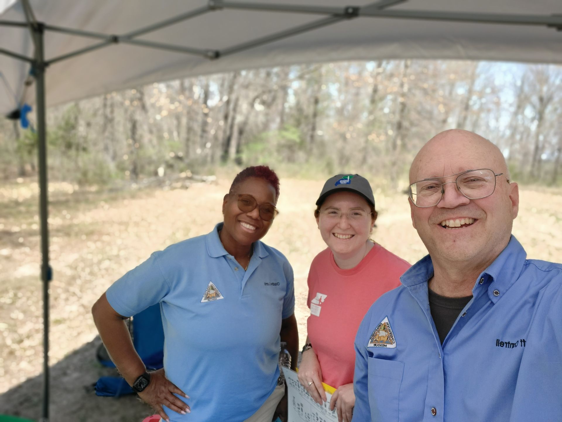 Photo of Jeff Cantrell and coworkers