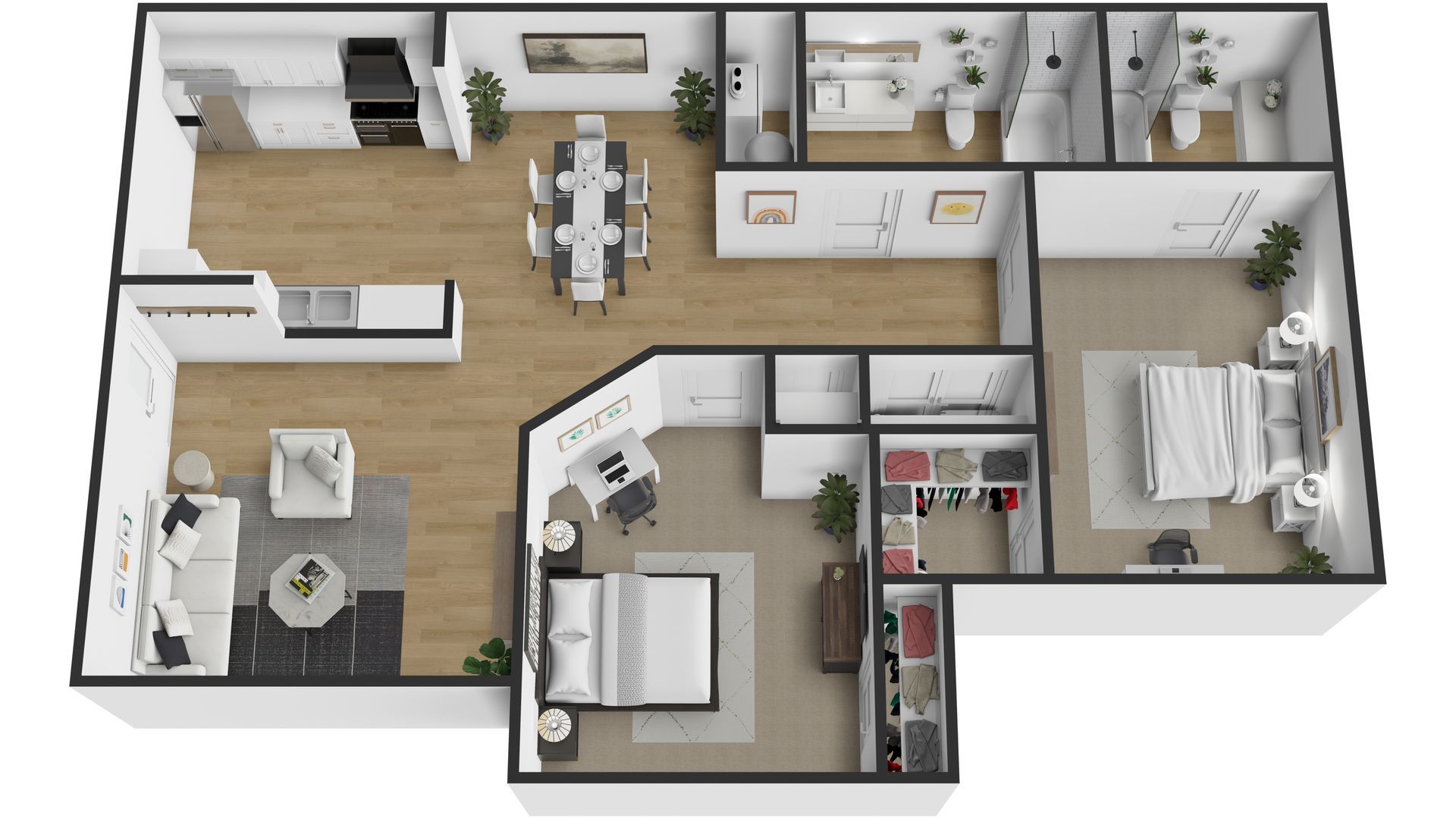 2 Bedroom 2 Bathroom