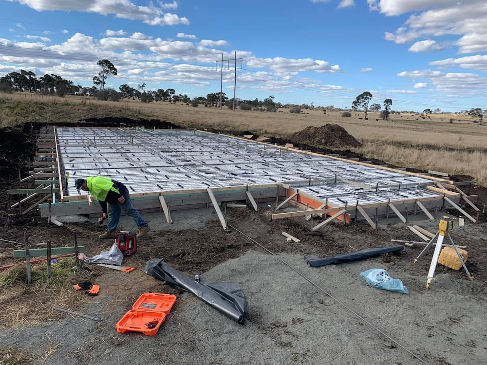 Building Concrete House Slabs — Smithcrete Concreting in Uralla, NSW