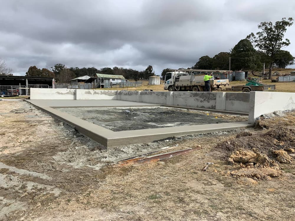 Concrete Slab Sheds — Smithcrete Concreting in Uralla, NSW