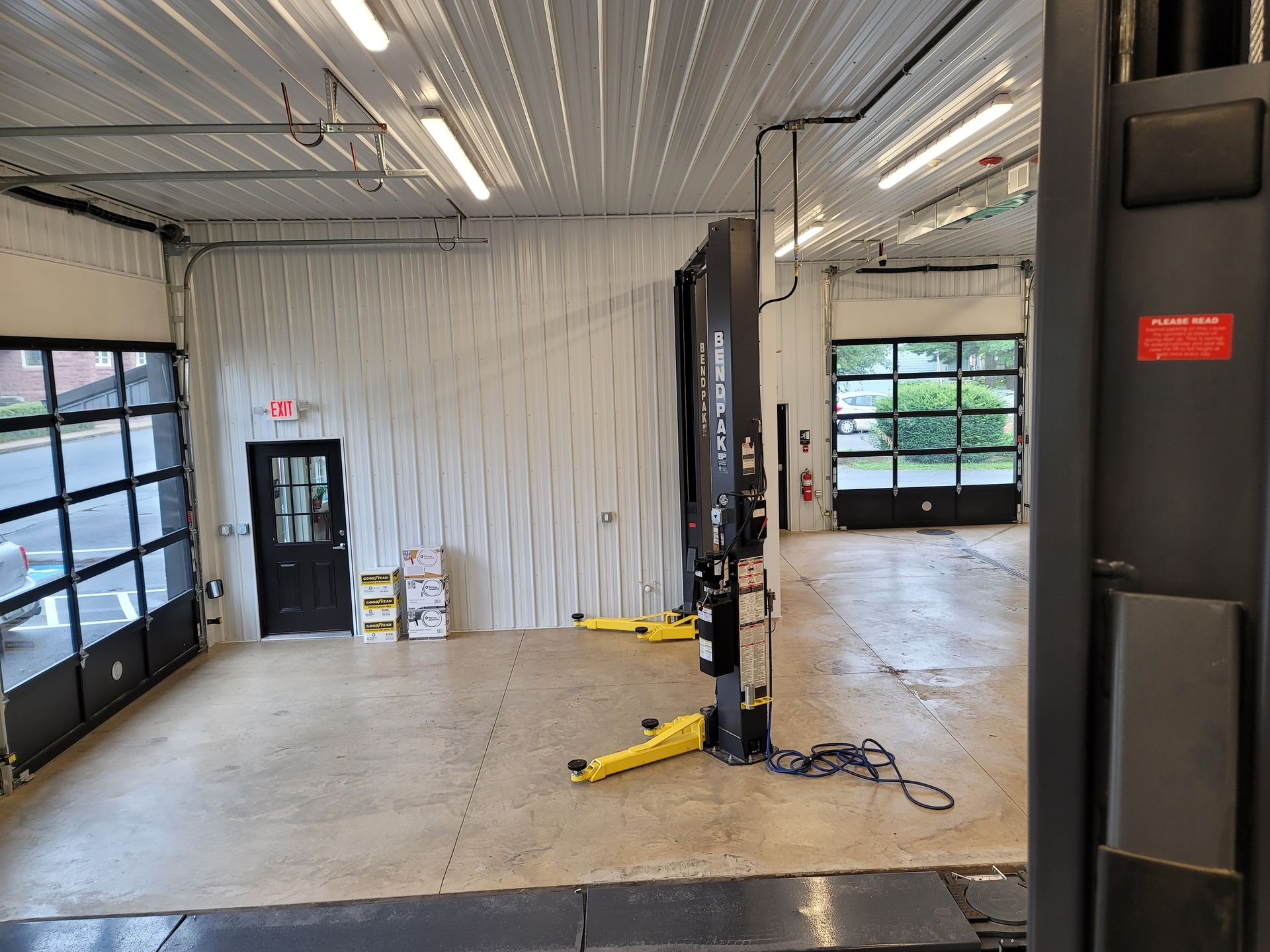 Inside of our garage bay in Hummelstown, PA | Crowne Automotive