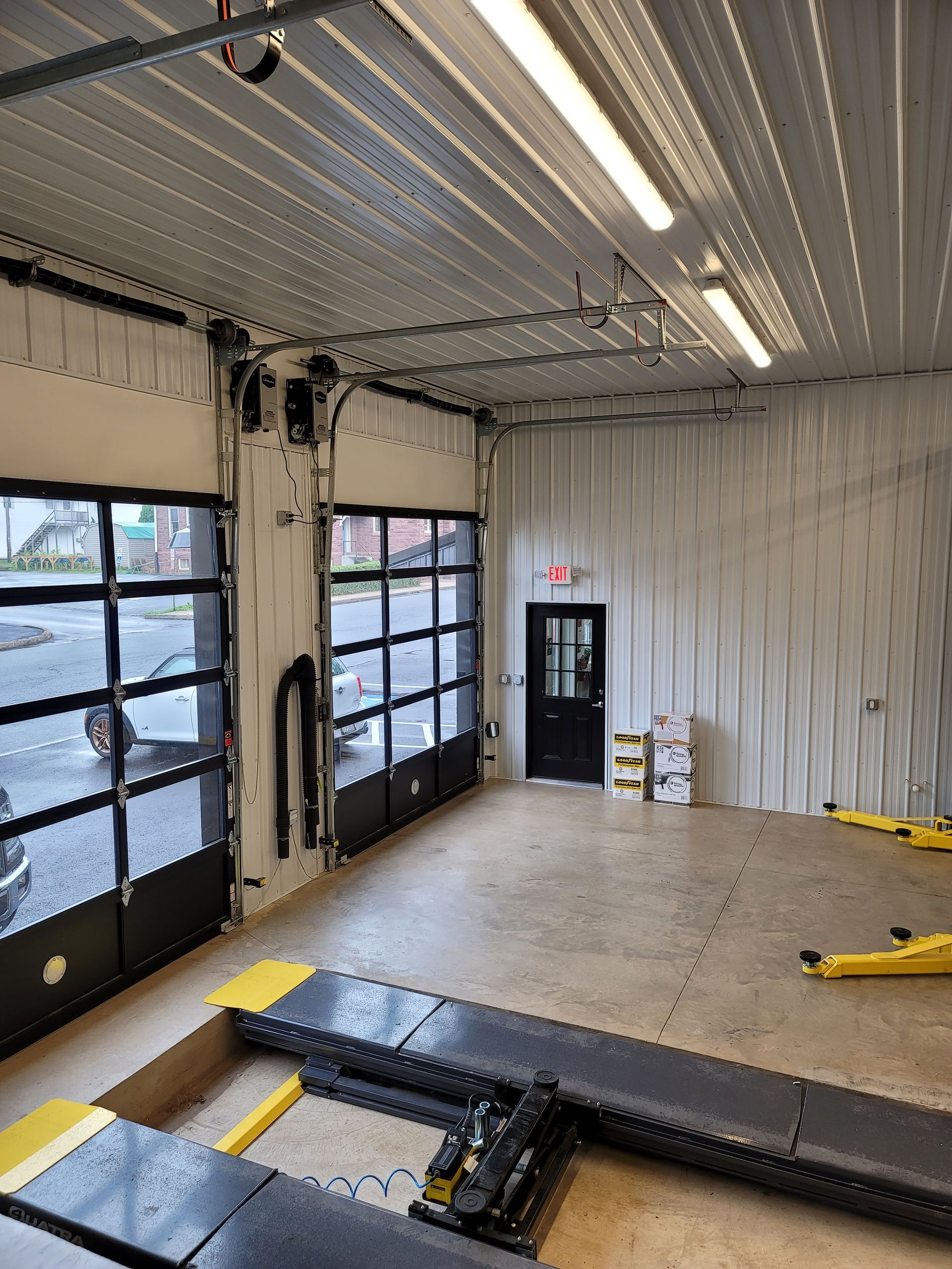 Inside of our garage bay in Hummelstown, PA | Crowne Automotive