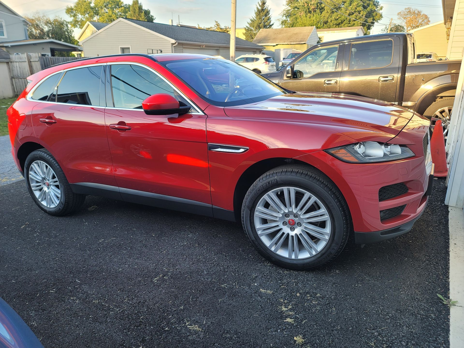 Red car parked outside in Hummelstown, PA | Crowne Automotive
