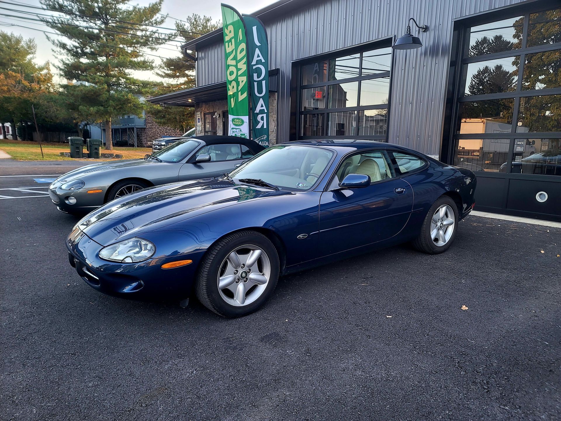 Blue car parked outside of our shop in Hummelstown, PA | Crowne Automotive