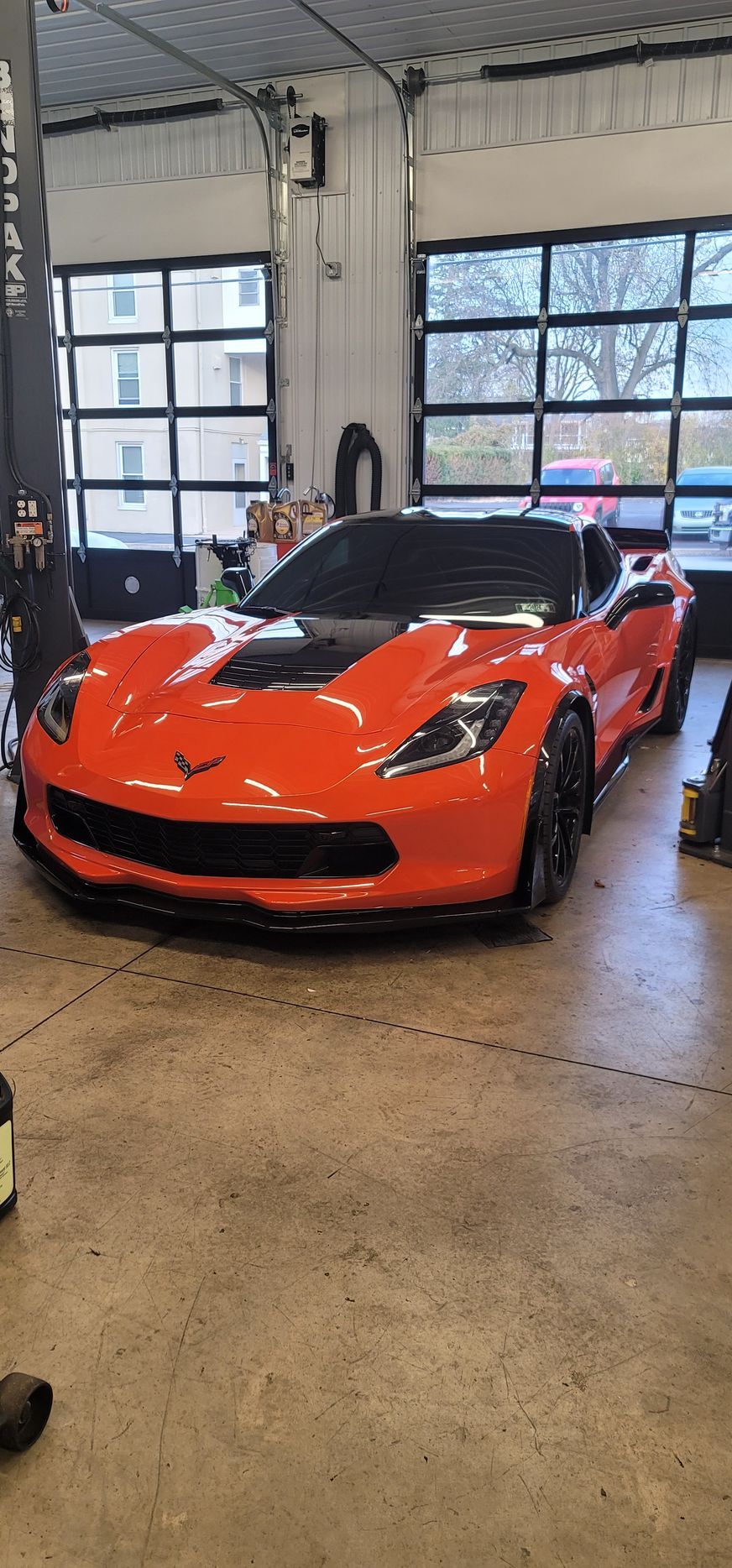 Inside of our garage bay in Hummelstown, PA | Crowne Automotive