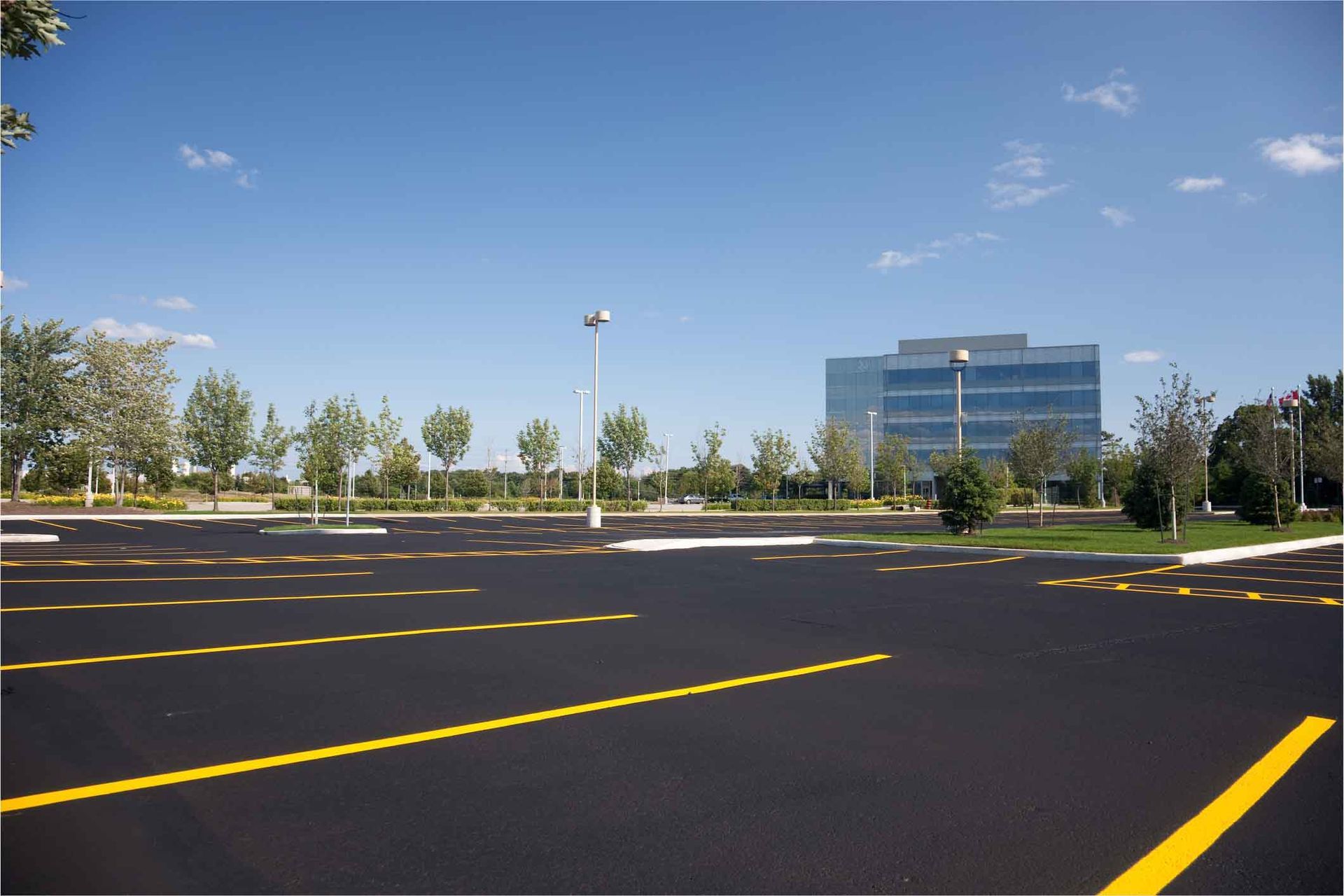 Nice asphalt parking lot — Beltsville, MD — Asphalt General