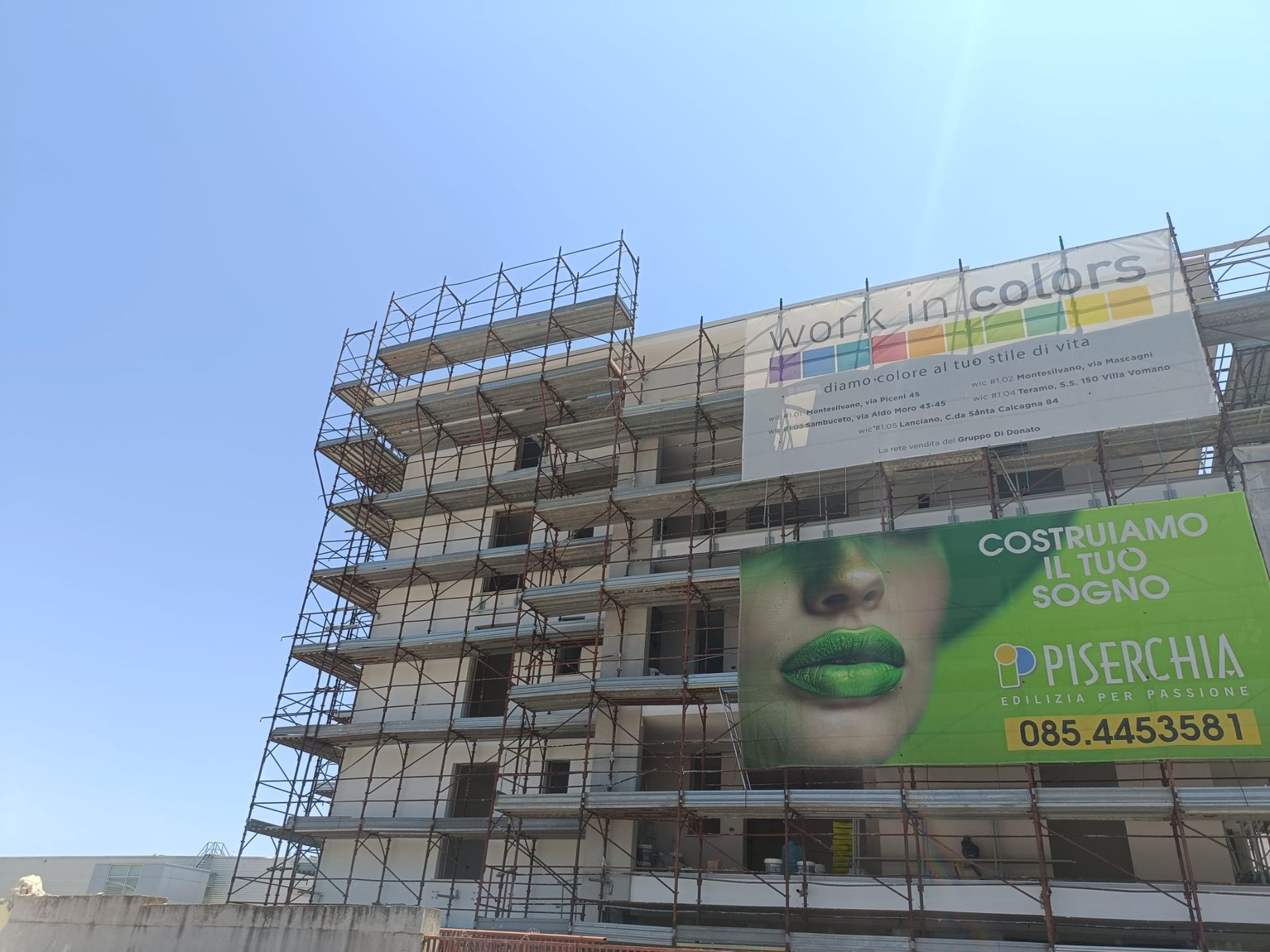 esterno palazzo in nuova costruzione