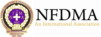NFDMA logo with purple and gold circular emblem and black text reading “NFDMA An International Association”
