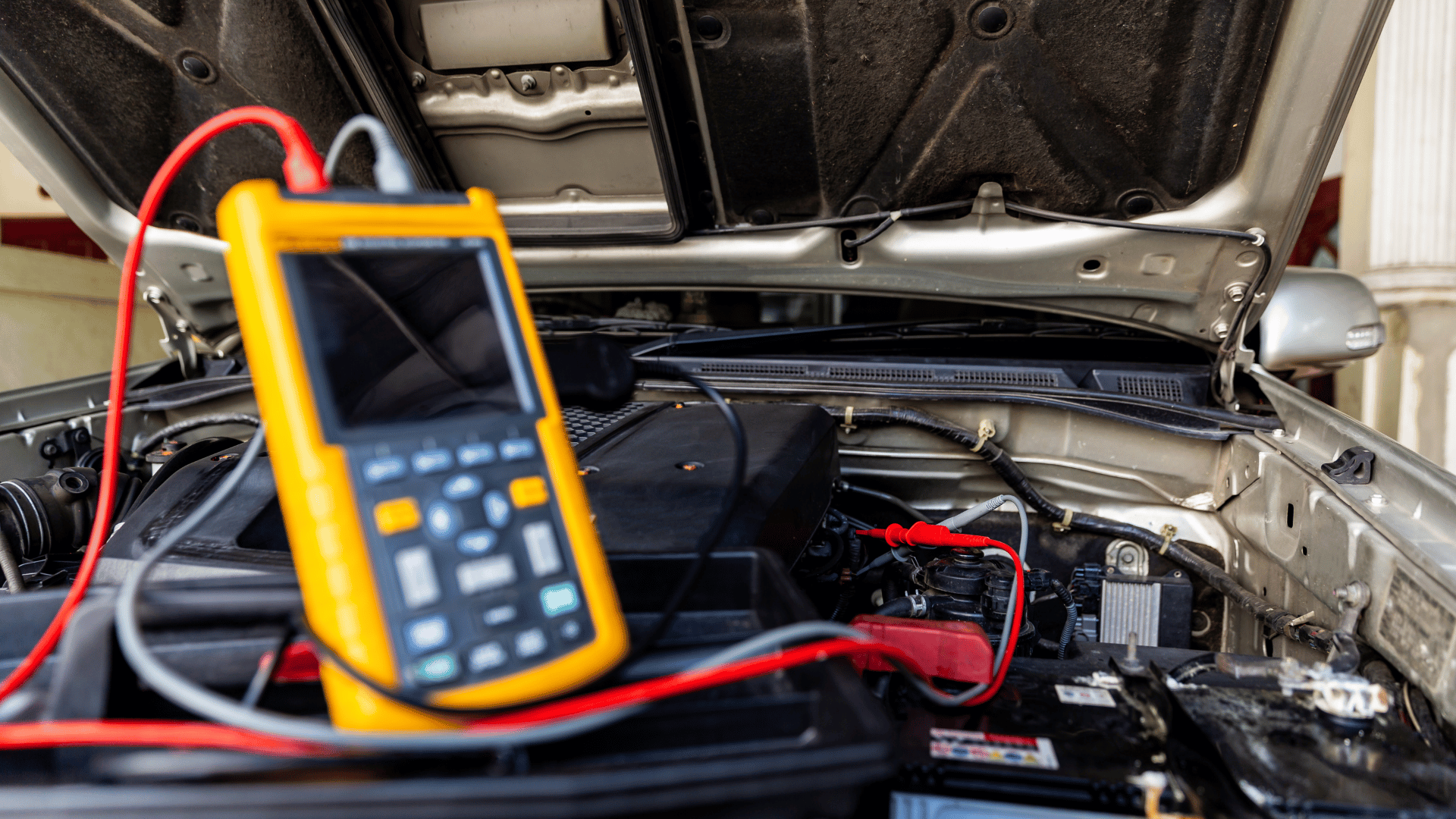 Wiring checking on a vehicle