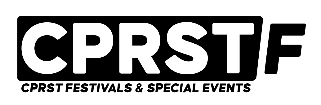 CPRSTF logo in white letters on a black rectangle, 