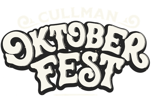 Cullman Oktoberfest logo in white text on black.