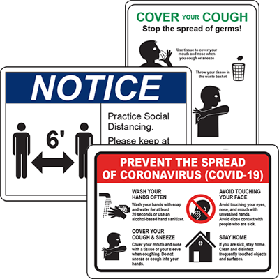 Covid-19 Safety Signs
