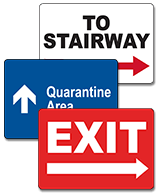 Directional Safety Signs