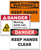Machine Operation Signs
