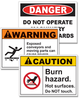 Machine Safety Signs