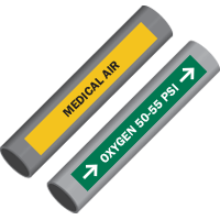 Pipe Marking Labels