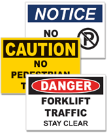 Workplace Traffic Signs
