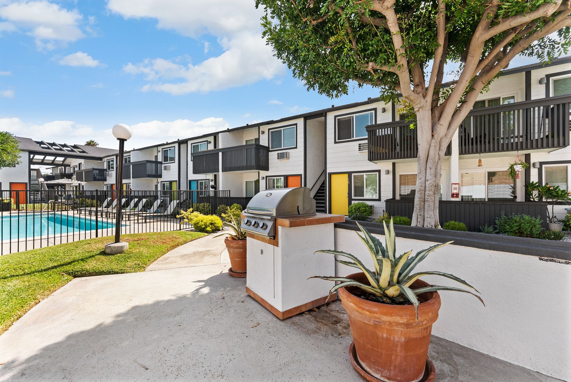 Sliding Photo Gallery Displaying Community Amenities - BBQ Grill