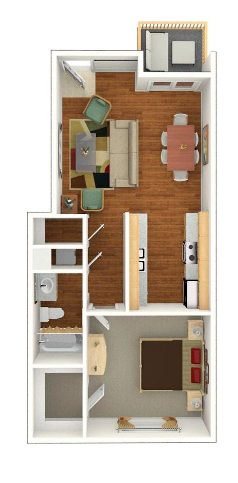 1 Bed | 1 Bath