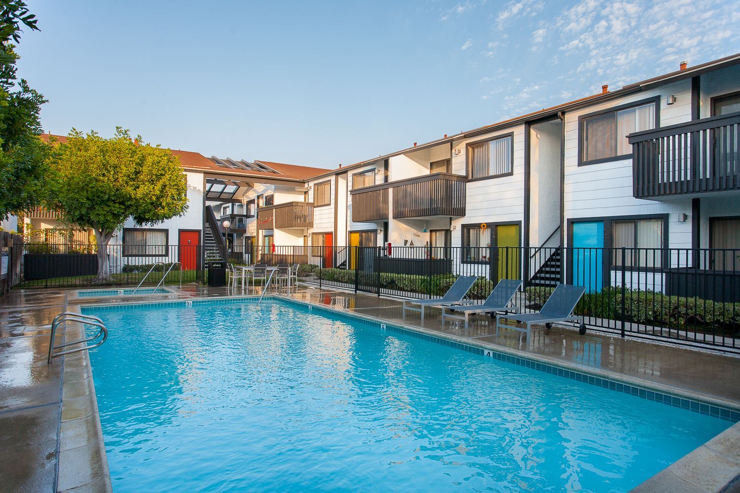 Exterior photo of swimming pool