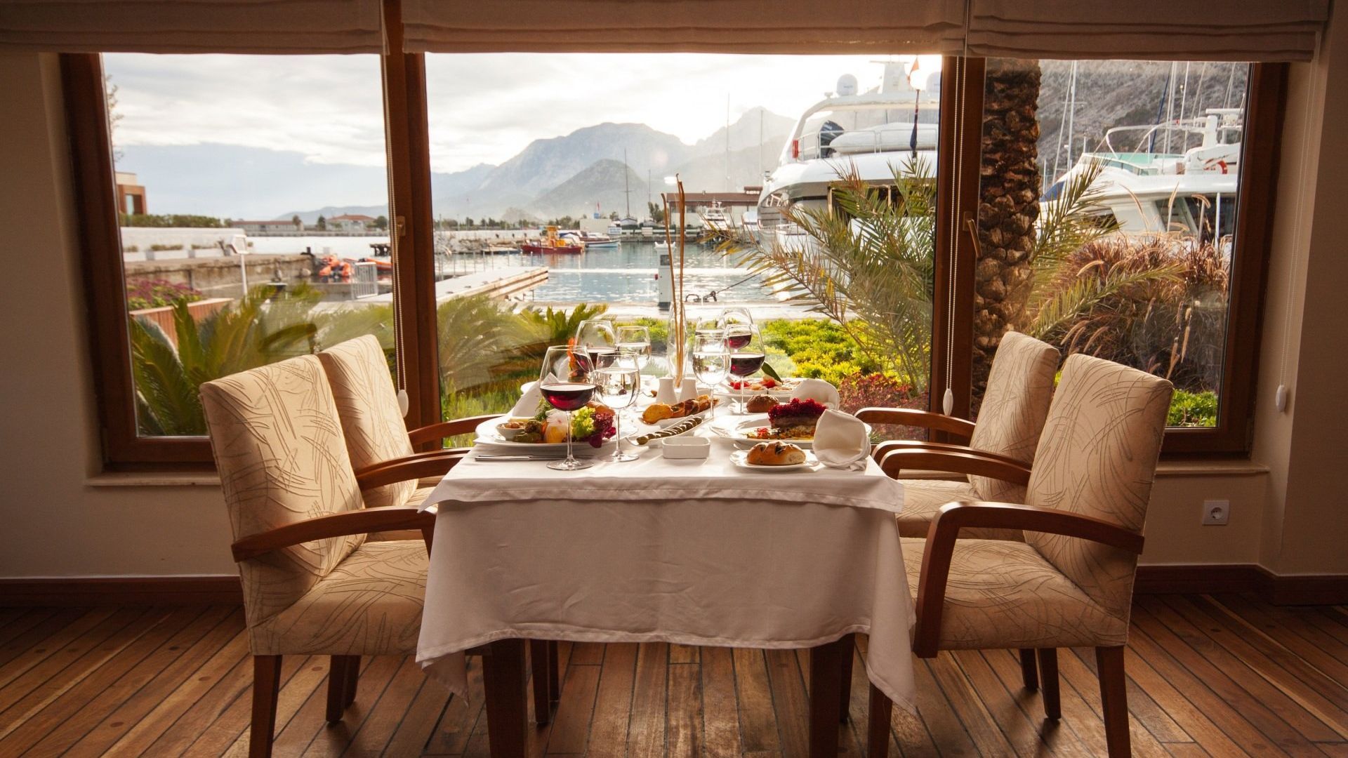 Dinner with great view