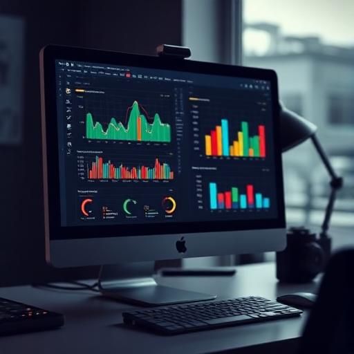 Tableau de bord analytics et KPIs