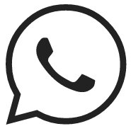 Ein schwarzweißes Symbol einer Sprechblase mit einem Telefon darin.