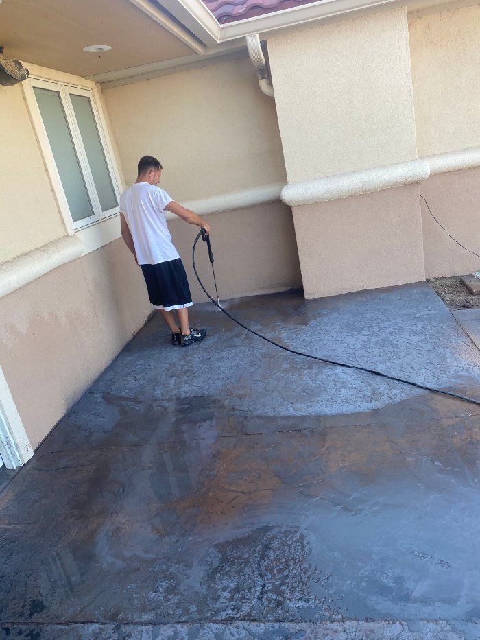 New concrete Patio in El Paso