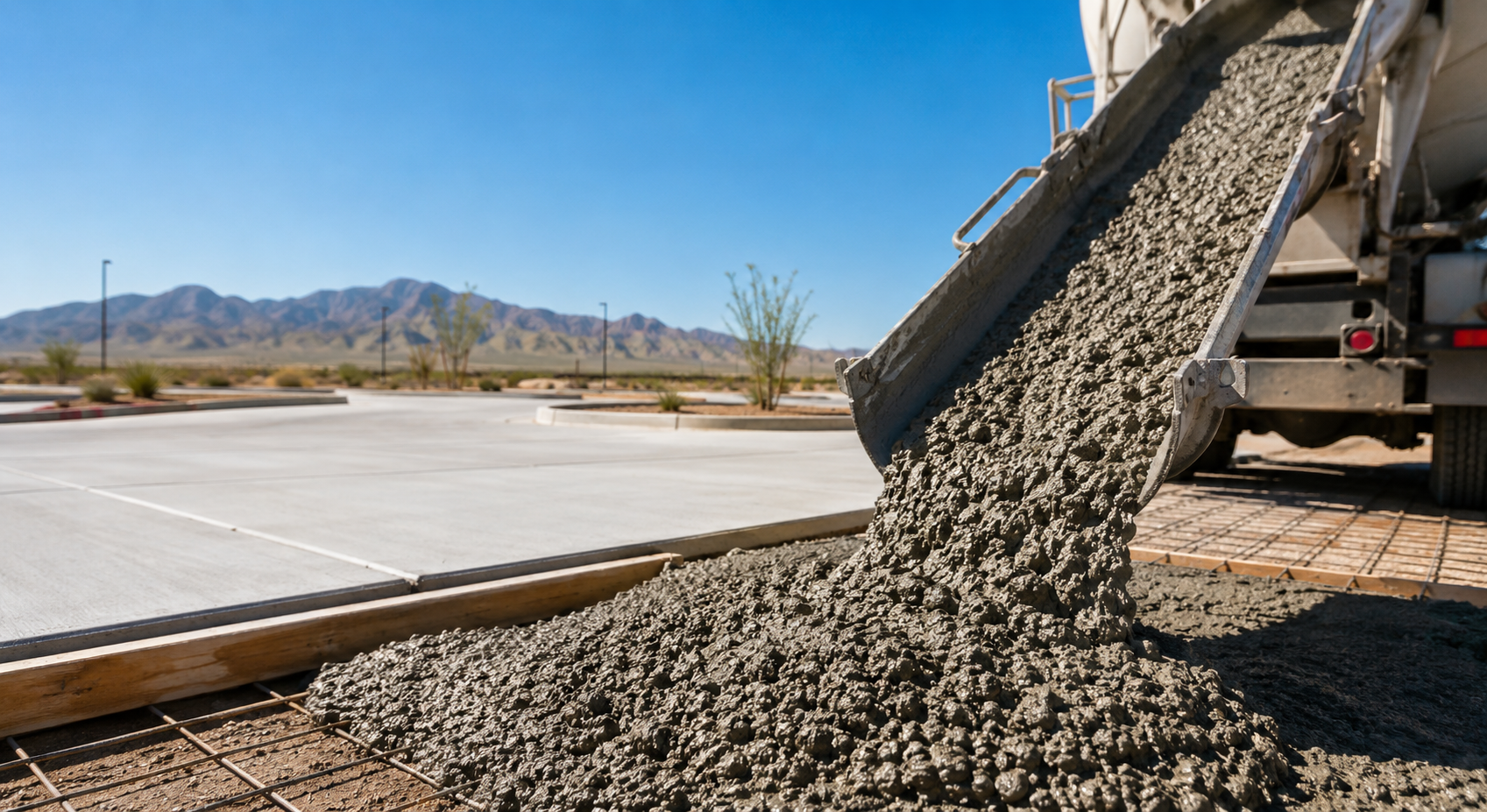 Fresh Concrete Pour for in El Paso