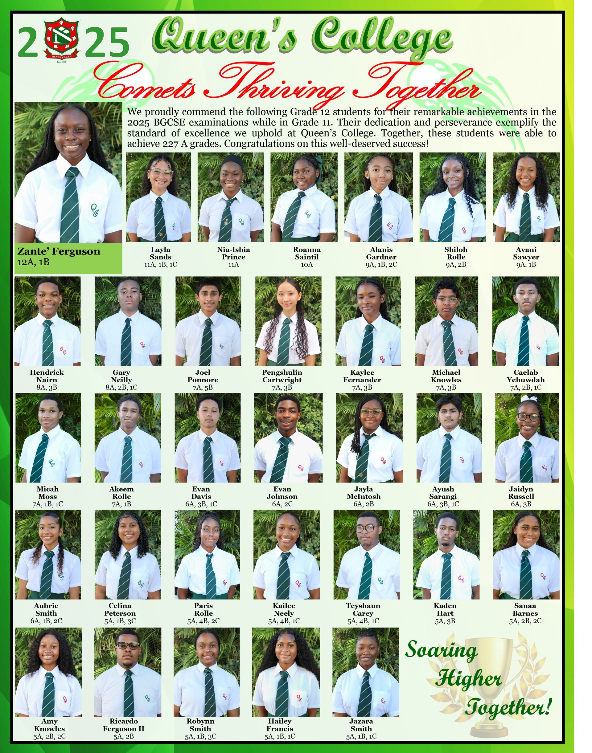 A poster that says queen 's collect best in the bahamas through the years