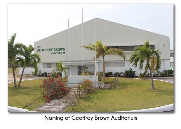 A picture of the geoffrey brown auditorium