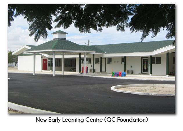 A picture of the new early learning centre ( qc foundation )