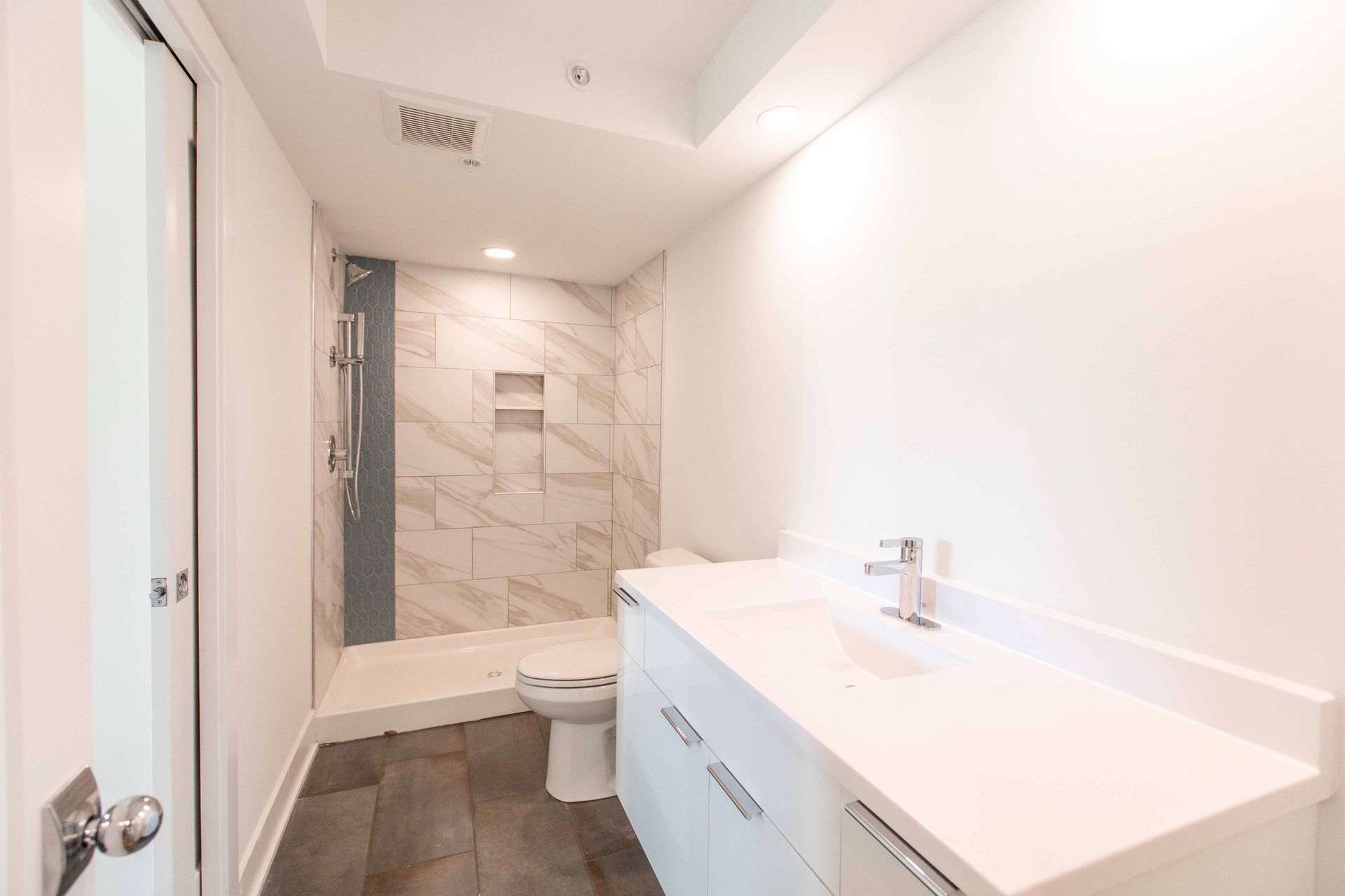 Marble bathroom
